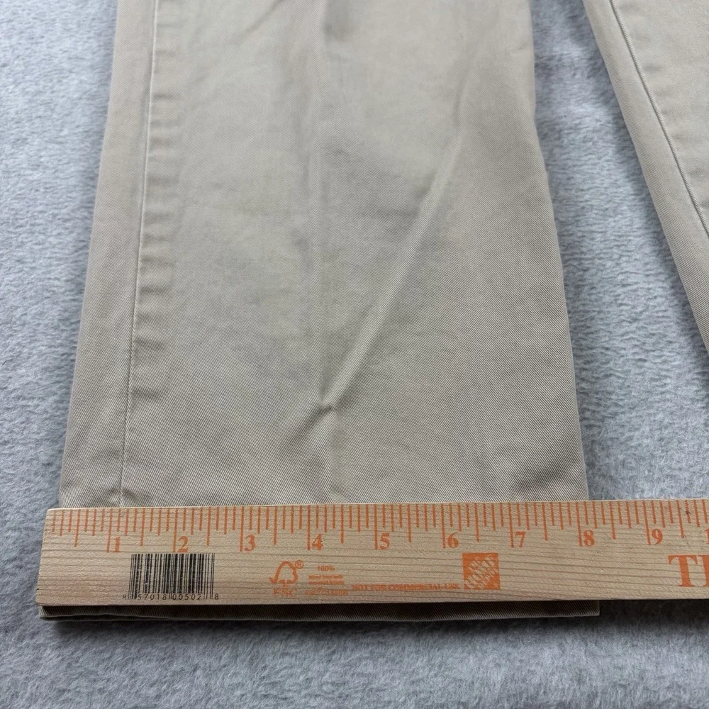 Polo Ralph Lauren Pants Mens‎ 36x29 Khaki Ethan Pleated High Rise Cotton Chino